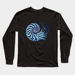 Nautilus japanese art Long Sleeve T-Shirt